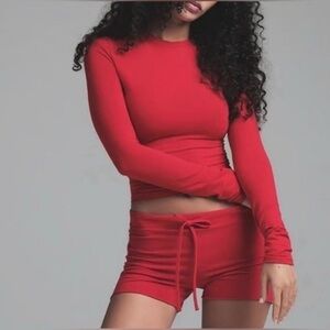 Skims Cotton Jersey Long Sleeve Size Large